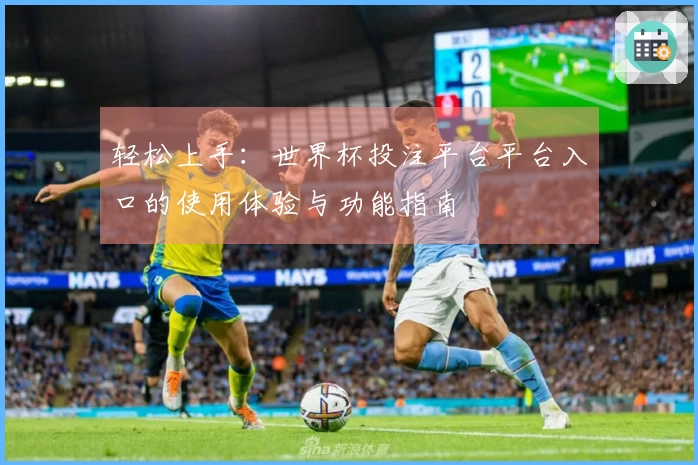 轻松上手：世界杯投注平台平台入口的使用体验与功能指南